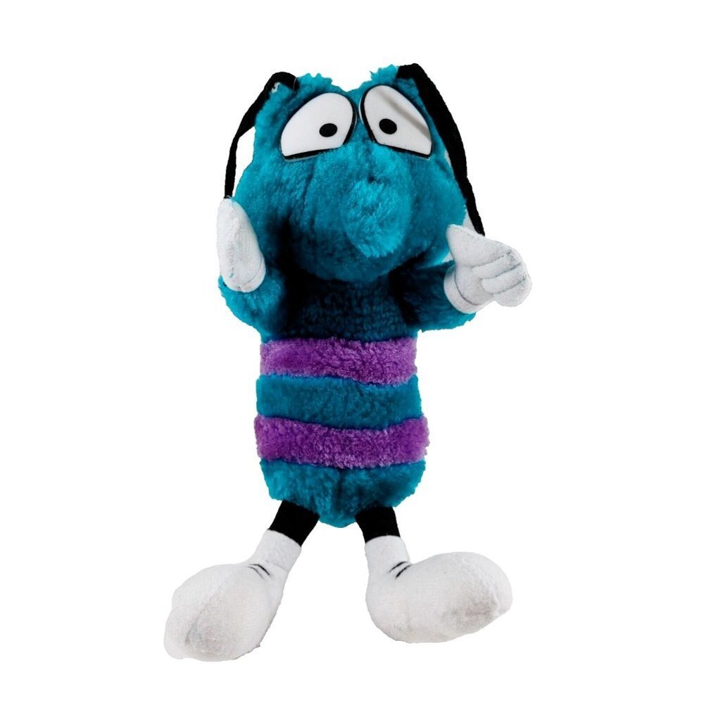 Vintage Hugo The Hornet 1996 Plush NBA Charlotte Hornets Mascot Teal Purple  14"